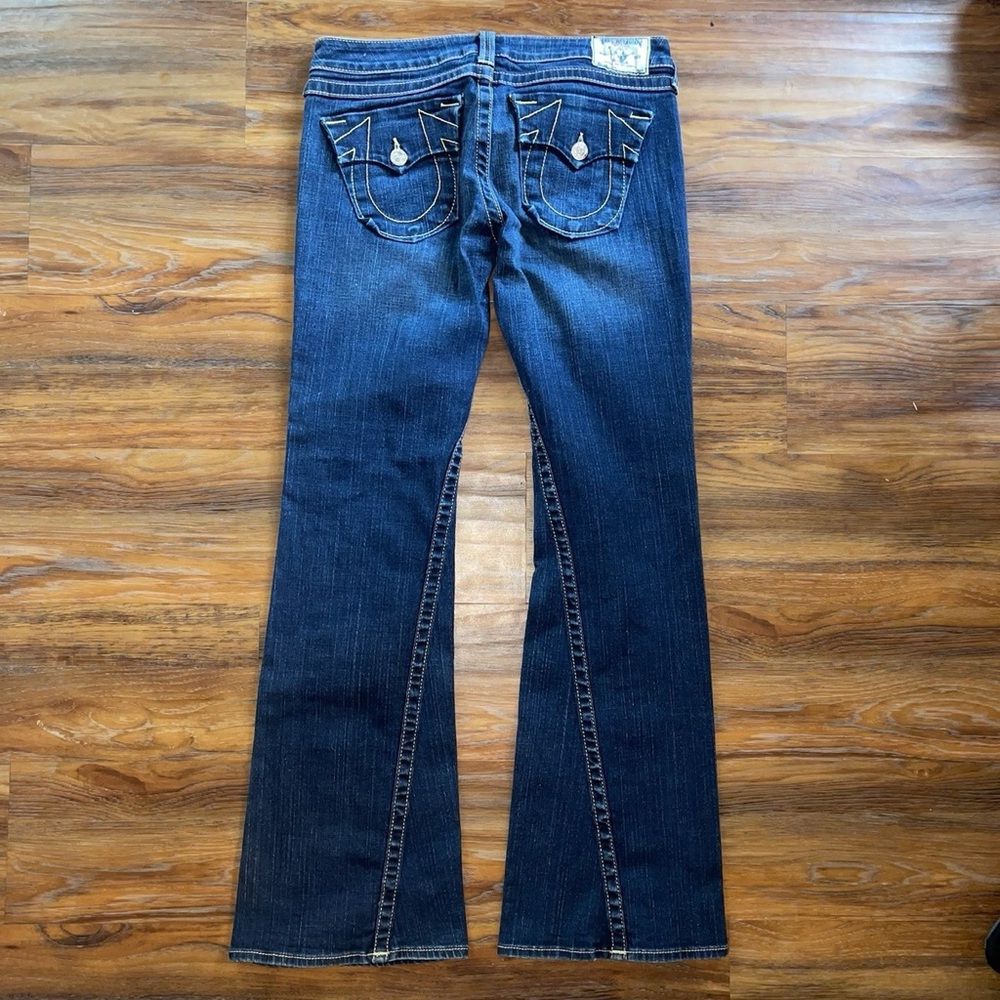True Religion Dark Blue Bootcut Jeans